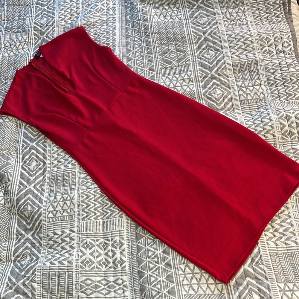 Red Fitted Dress